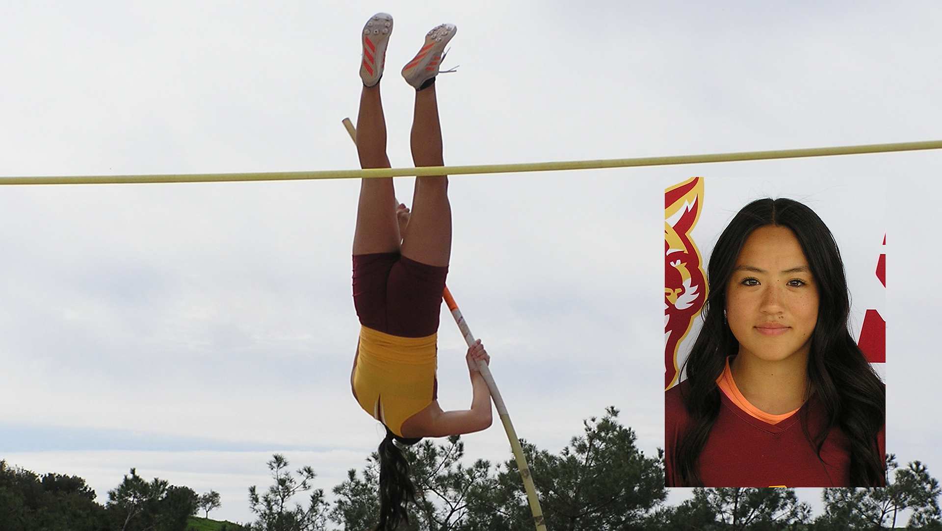 Teh finishes fourth in the pole vault