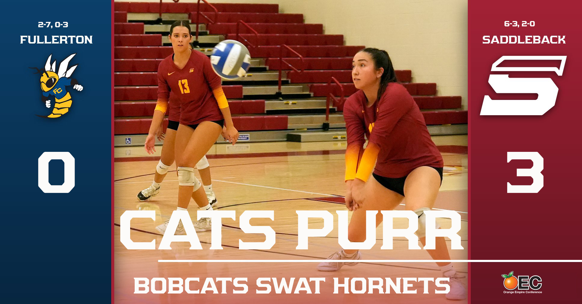 Cats swat the Hornets