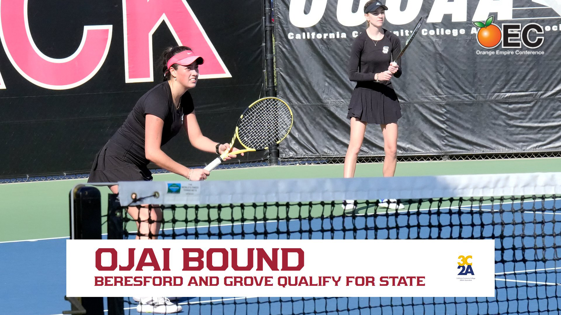 Two women’s doubles teams qualify for state